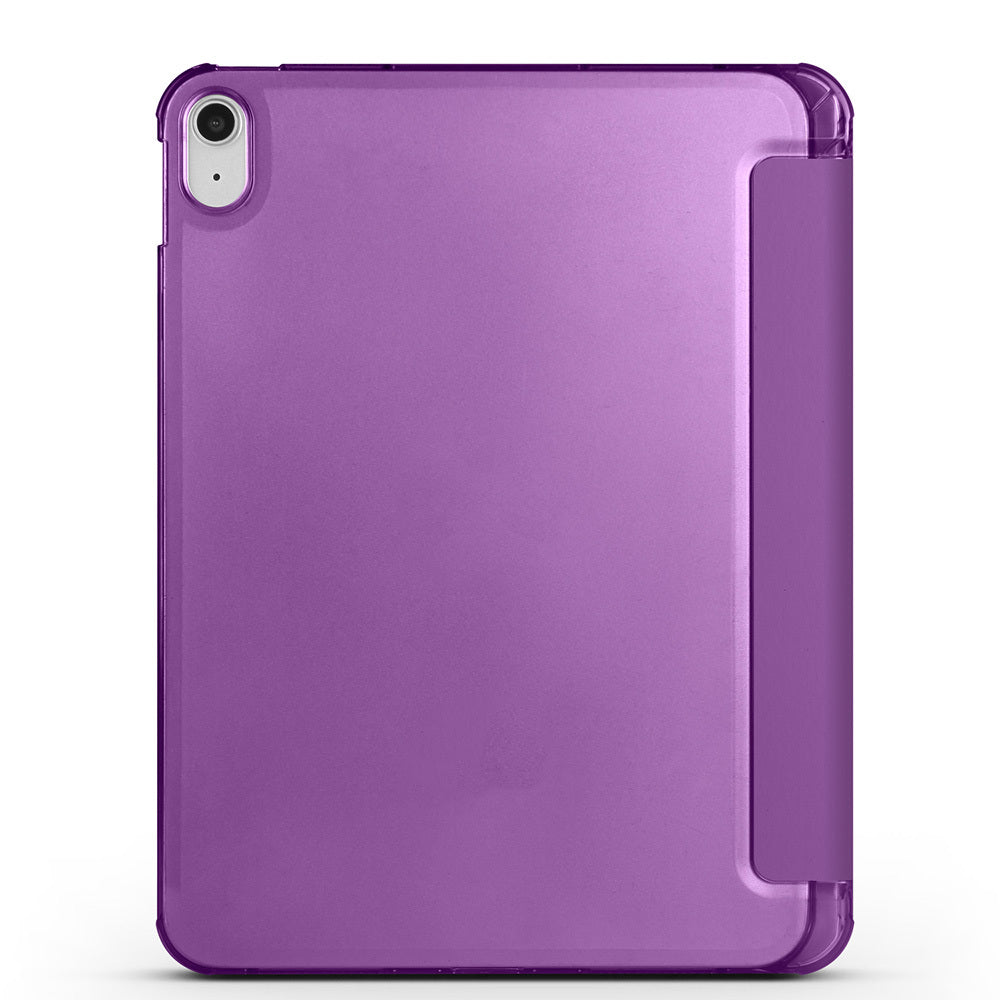 Apple iPad 11.Nesil 2025 Zore Smart Cover Kalem Bölmeli Standlı 1-1 Kılıf Kırmızı