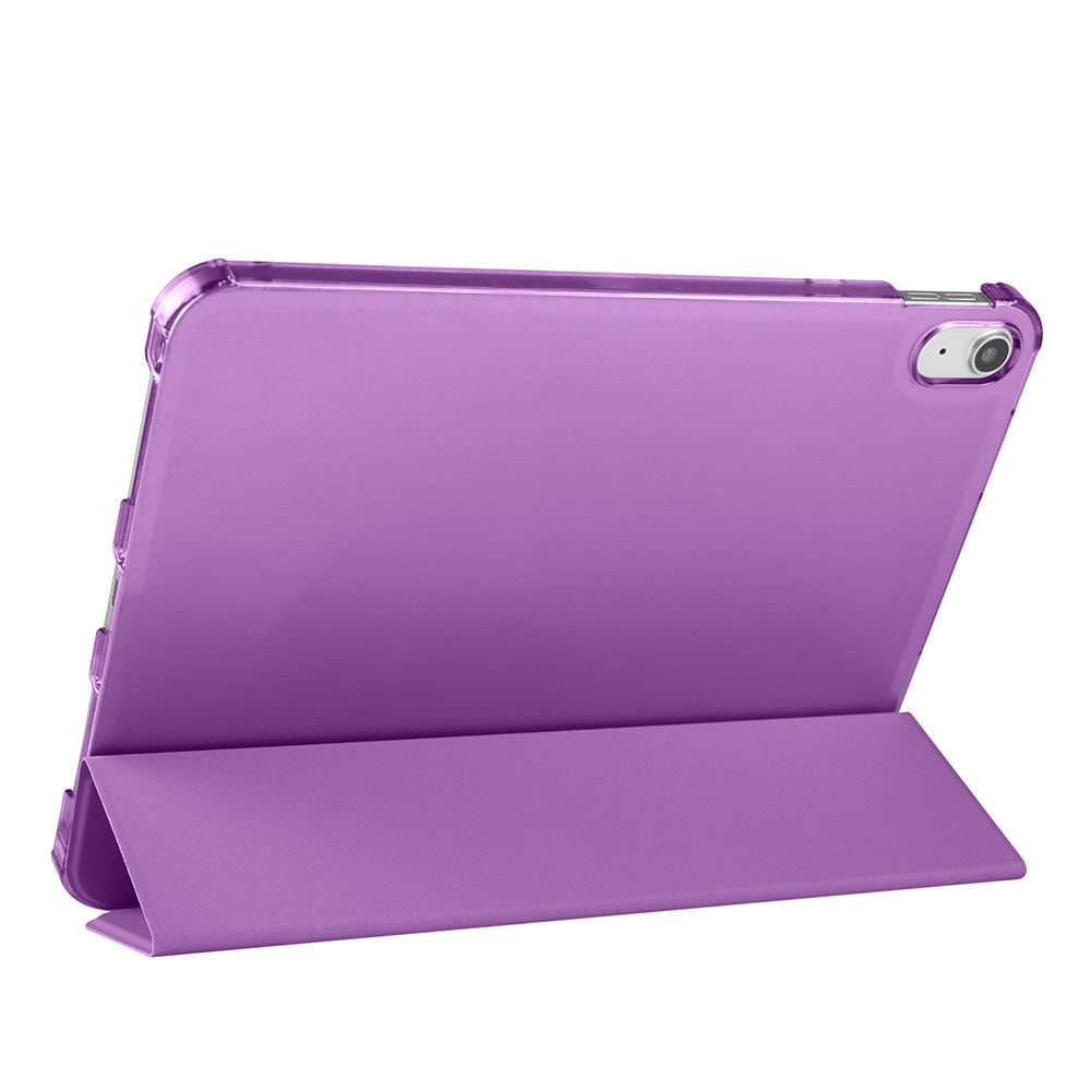 Apple iPad 11.Nesil 2025 Zore Smart Cover Kalem Bölmeli Standlı 1-1 Kılıf Lacivert