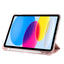 Apple iPad 11.Nesil 2025 Zore Smart Cover Kalem Bölmeli Standlı 1-1 Kılıf Kırmızı