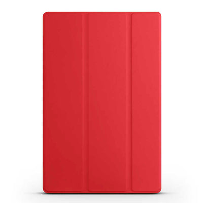 Apple iPad 11.Nesil 2025 Zore Smart Cover Standlı 1-1 Kılıf Kırmızı