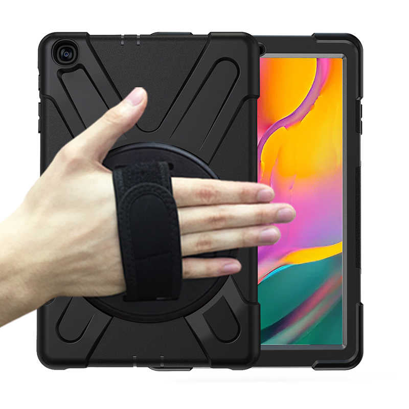 Apple iPad 2 3 4 Kılıf Zore Defender Tablet Silikon Siyah