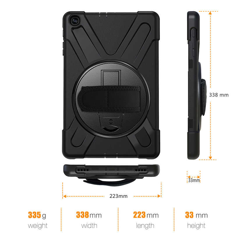 Apple iPad 2 3 4 Kılıf Zore Defender Tablet Silikon Siyah