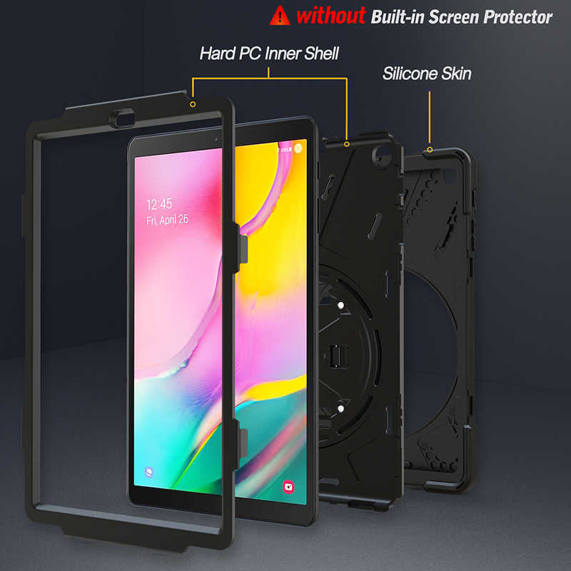 Apple iPad 2 3 4 Kılıf Zore Defender Tablet Silikon Siyah
