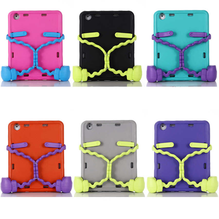 Apple iPad 2 3 4 Zore Eva Boxer Tablet Silikon Kırmızı