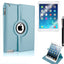 Apple iPad 6 Air 2 Zore Dönebilen Standlı Kılıf Mavi