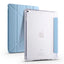Apple iPad 9.7 2017 (5.Nesil) Kılıf Zore Tri Folding Kalem Bölmeli Standlı Kılıf Mavi