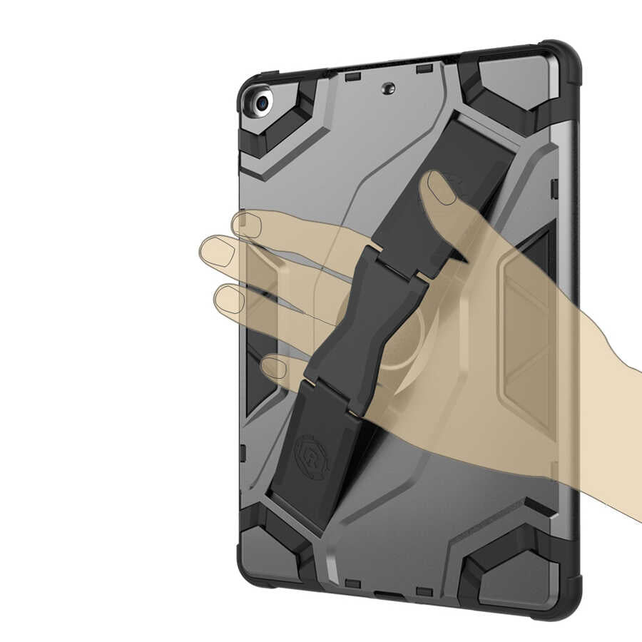 Apple iPad 9.7 2018 (6.Nesil) Zore Defens Tablet Silikon Siyah