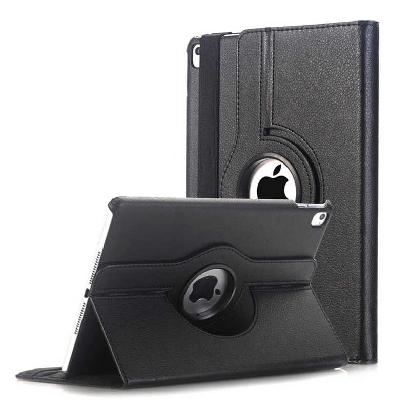 Apple iPad 9.7 2018 (6.Nesil) Zore Dönebilen Standlı Kılıf Siyah