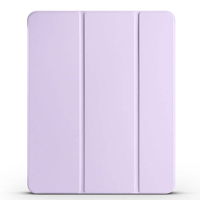 Apple iPad Air 10.9 2020 (4.Nesil) Zore Smart Cover Kalem Bölmeli Standlı 1-1 Kılıf Lila
