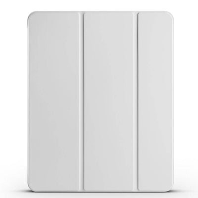 Apple iPad Air 10.9 2020 (4.Nesil) Zore Smart Cover Kalem Bölmeli Standlı 1-1 Kılıf Gri