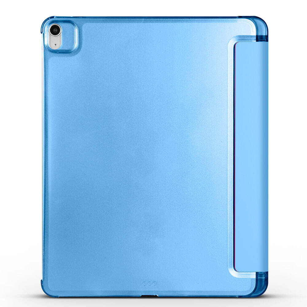Apple iPad Air 10.9 2020 (4.Nesil) Zore Smart Cover Kalem Bölmeli Standlı 1-1 Kılıf Rose Gold