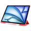 Apple iPad Air 10.9 2020 (4.Nesil) Zore Smart Cover Kalem Bölmeli Standlı 1-1 Kılıf Lacivert