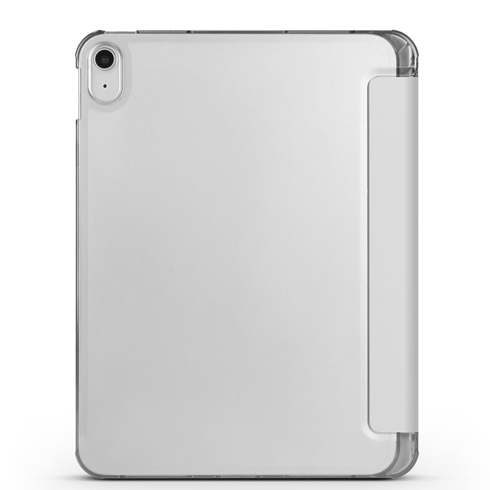 Apple iPad Air 10.9 2022 (10.Nesil) Zore Smart Cover Kalem Bölmeli Standlı 1-1 Kılıf Kırmızı