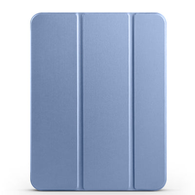 Apple iPad Air 10.9 2022 (10.Nesil) Zore Smart Cover Kalem Bölmeli Standlı 1-1 Kılıf Petrol Mavi