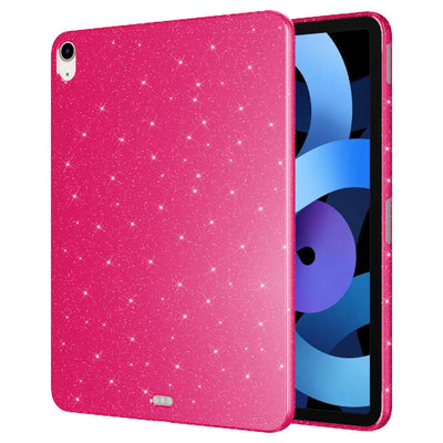 Apple iPad Air 10.9 2022 (5 Nesil) Simli Parlak Görünümlü Zore Tablet Koton Kılıf Gümüş