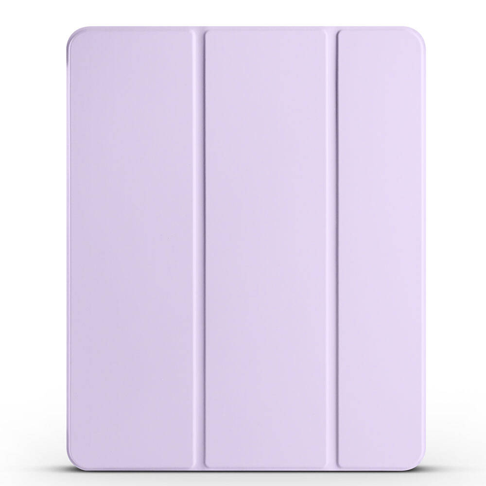 Apple iPad Air 10.9 2022 (5.Nesil) Zore Smart Cover Kalem Bölmeli Standlı 1-1 Kılıf Siyah