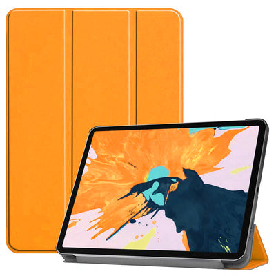 Apple iPad Air 10.9 2022 (5.Nesil) Zore Smart Cover Standlı 1-1 Kılıf Turuncu