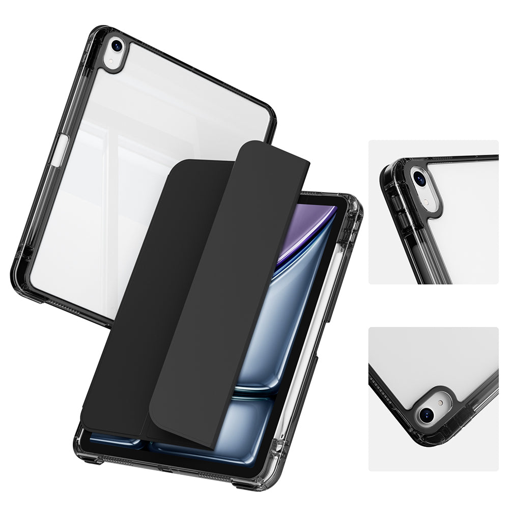 Apple iPad Air 11 2024 Kılıf Magnetik Ayrılabilen Airbagli Zore Sliding Tablet Kılıfı