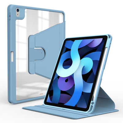 Apple iPad Air 11 2024 Kılıf Zore Nayn Dönebilen Standlı Kılıf Koyu Yeşil
