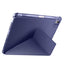 Apple iPad Air 11 2024 Kılıf Zore Tri Folding Kalem Bölmeli Standlı Kılıf Kırmızı