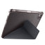 Apple iPad Air 11 2024 Kılıf Zore Tri Folding Kalem Bölmeli Standlı Kılıf Kırmızı