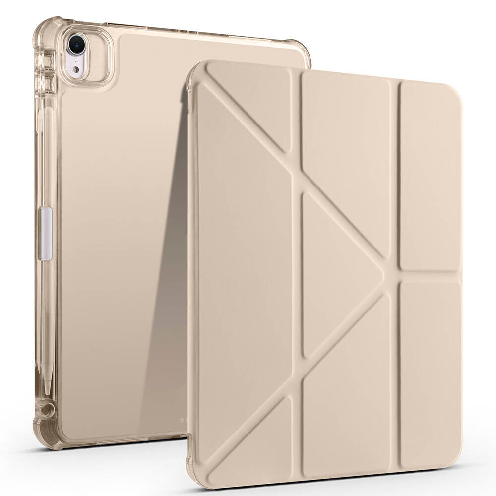 Apple iPad Air 11 2025 M3 Kılıf Zore Tri Folding Kalem Bölmeli Standlı Kılıf