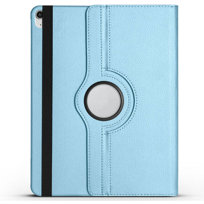 Apple iPad Air 13 2024 Zore Dönebilen Standlı Kılıf Mavi