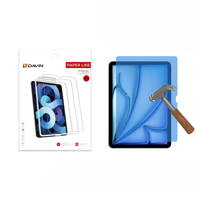 Apple iPad Air 13 2025 M3 Kağıt Hisli Mat Davin Paper Like Ekran Koruyucu Şeffaf