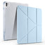 Apple iPad Air 13 2025 M3 Kılıf Zore Tri Folding Kalem Bölmeli Standlı Kılıf Mavi