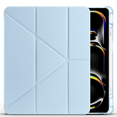 Apple iPad Air 13 2025 M3 Kılıf Zore Tri Folding Kalem Bölmeli Standlı Kılıf