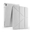 Apple iPad Air 13 2025 M3 Kılıf Zore Tri Folding Kalem Bölmeli Standlı Kılıf Gri