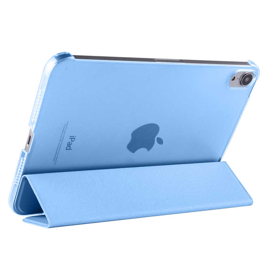 Apple iPad Mini 2021 (6.Nesil) Zore Smart Cover Standlı 1-1 Kılıf Lacivert