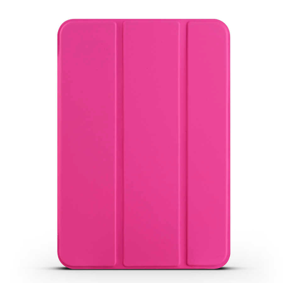 Apple iPad Mini 2021 (6.Nesil) Zore Smart Cover Standlı 1-1 Kılıf Pembe