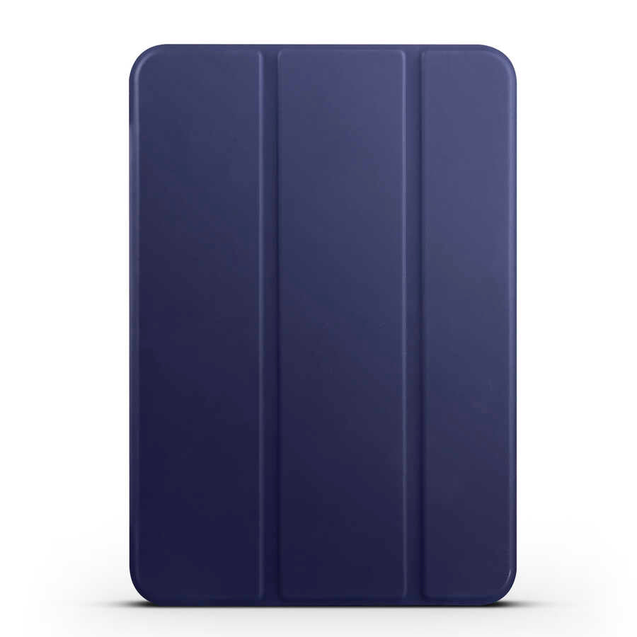 Apple iPad Mini 2021 (6.Nesil) Zore Smart Cover Standlı 1-1 Kılıf Lacivert