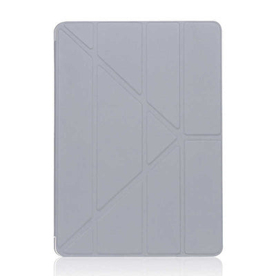 Apple iPad 10.2 (8.Nesil) Kılıf Zore Tri Folding Standlı Kılıf Gri