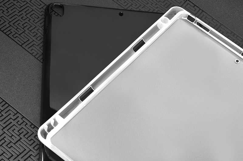 Apple iPad 10.2 (8.Nesil) Zore Kalemli Tablet Silikon Siyah