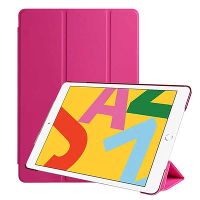 Apple iPad 10.2 (8.Nesil) Zore Smart Cover Standlı 1-1 Kılıf Pembe