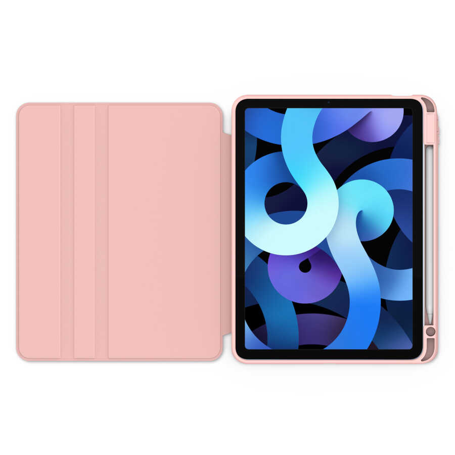 Apple iPad Pro 10.5 (7.Nesil) Kılıf Zore Nayn Dönebilen Standlı Kılıf Pembe