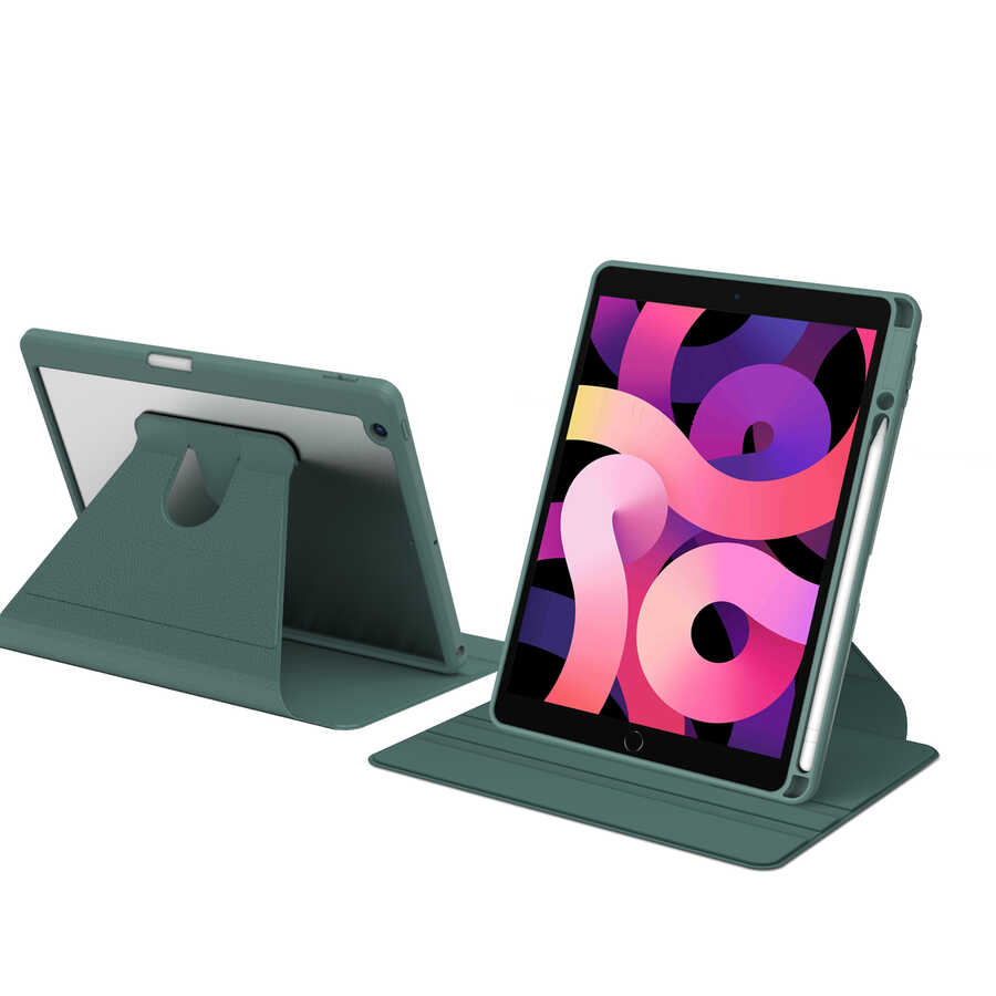 Apple iPad Pro 10.5 (7.Nesil) Kılıf Zore Nayn Dönebilen Standlı Kılıf Pembe