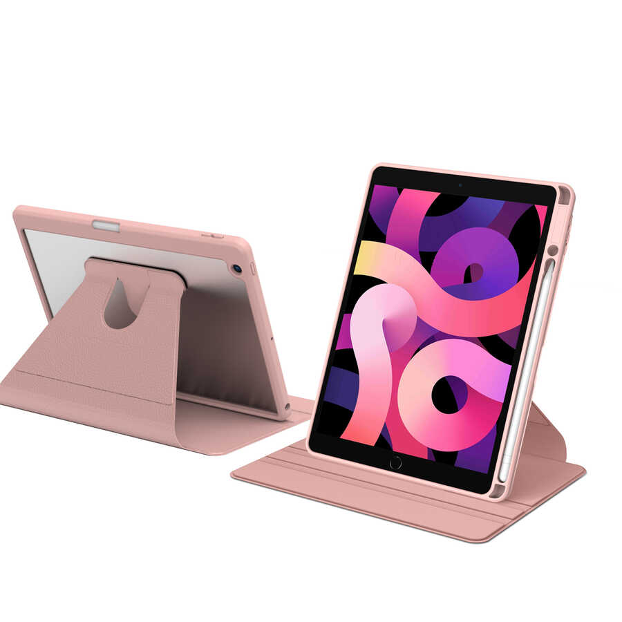 Apple iPad Pro 10.5 (7.Nesil) Kılıf Zore Nayn Dönebilen Standlı Kılıf Siyah