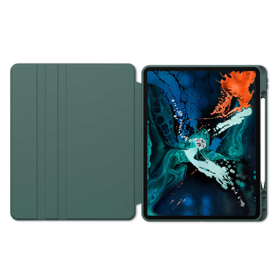 Apple iPad Pro 11 2020 (2.Nesil) Kılıf Zore Nayn Dönebilen Standlı Kılıf Mavi Açık