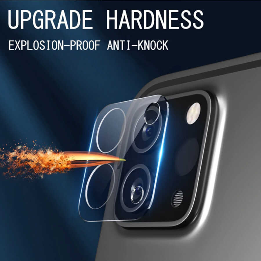 Apple iPad Pro 11 2020 (2.Nesil) Zore Kamera Lens Koruyucu Cam Renksiz