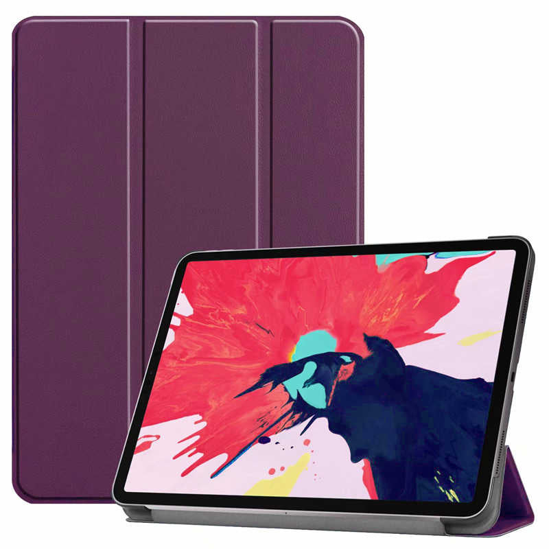Apple iPad Pro 11 2020 (2.Nesil) Zore Smart Cover Standlı 1-1 Kılıf Siyah