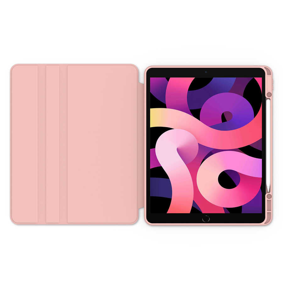 Apple iPad Pro 11 2021 (3.Nesil) Kılıf Zore Nayn Dönebilen Standlı Kılıf Koyu Yeşil