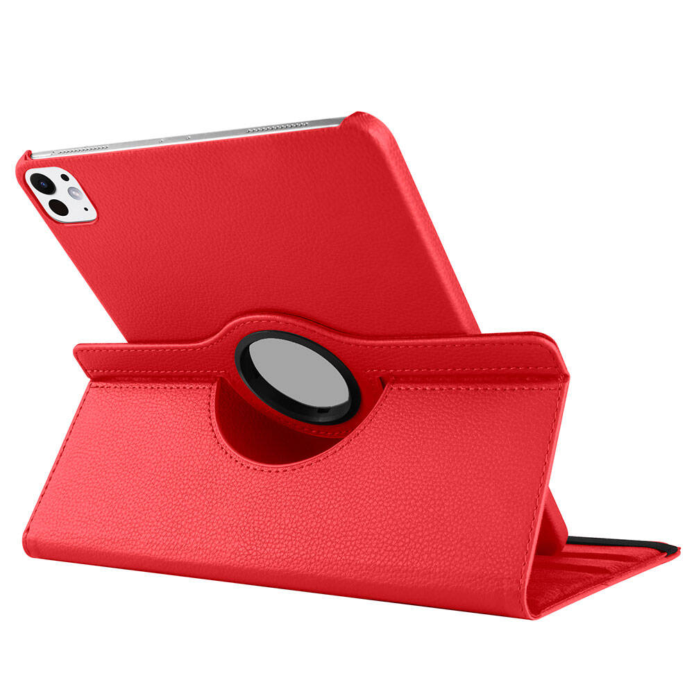Apple iPad Pro 11 2024 Zore Dönebilen Standlı Kılıf Siyah