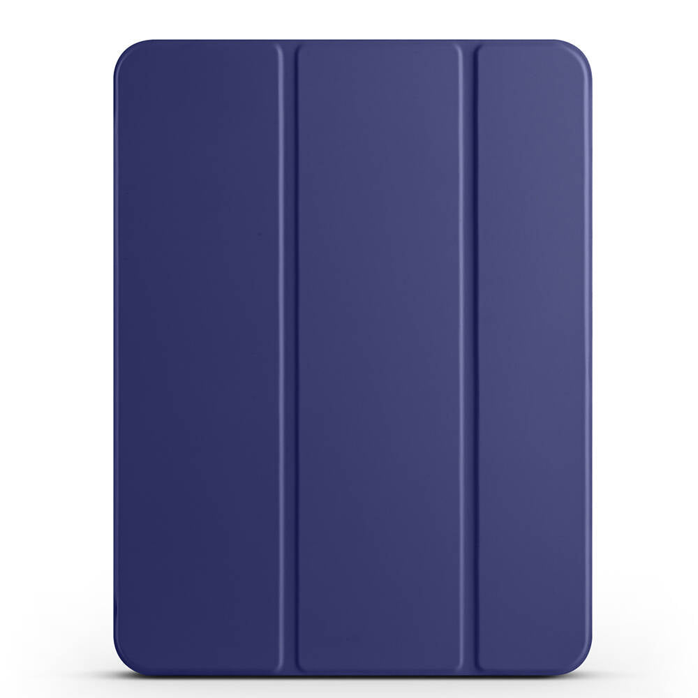 Apple iPad Pro 11 2024 Zore Smart Cover Kalem Bölmeli Standlı 1-1 Kılıf Lacivert