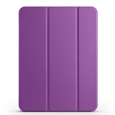 Apple iPad Pro 11 2024 Zore Smart Cover Kalem Bölmeli Standlı 1-1 Kılıf Mor