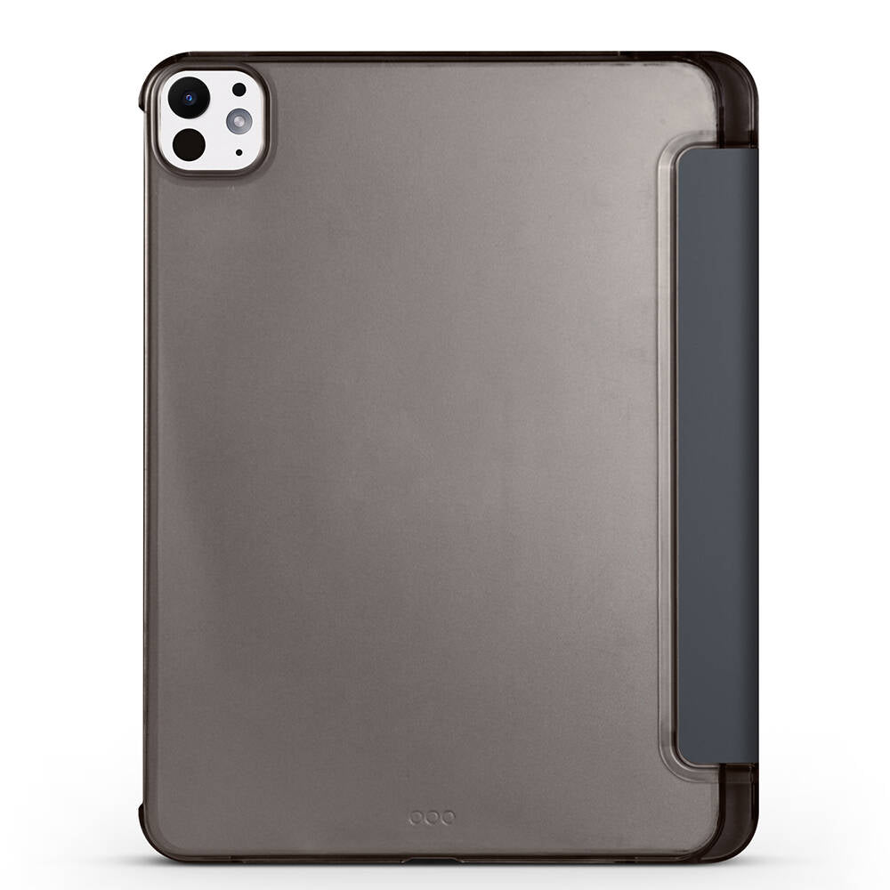Apple iPad Pro 11 2024 Zore Smart Cover Kalem Bölmeli Standlı 1-1 Kılıf Mor