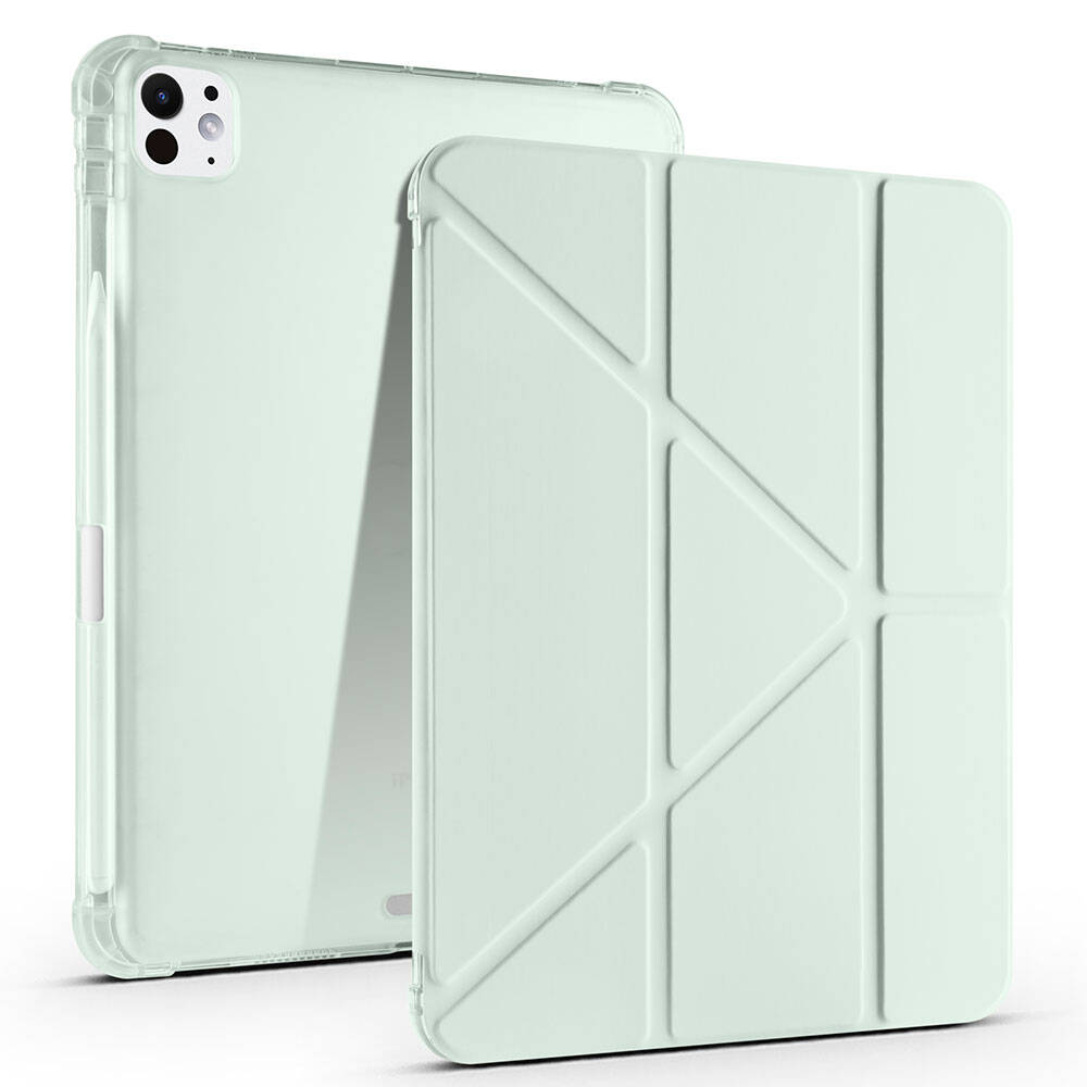Apple iPad Pro 11 2025 M5 Kılıf Zore Tri Folding Kalem Bölmeli Standlı Kılıf