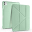 Apple iPad Pro 11 2025 M5 Kılıf Zore Tri Folding Kalem Bölmeli Standlı Kılıf Yeşil